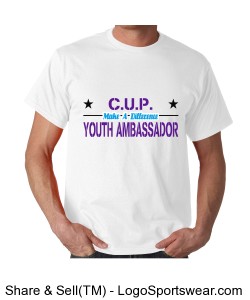 Gildan Adult "Youth Ambassador" T-shirt Design Zoom